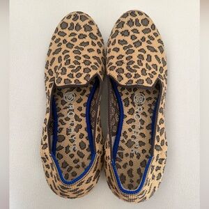 Rothy's Tan Black Cheetah Flats